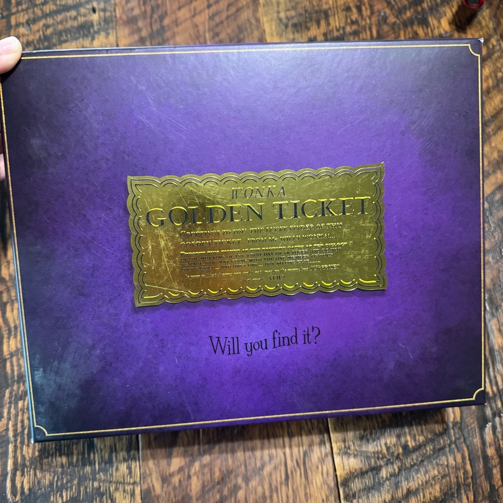 The Golden Ticket Game Willy Wonka Chocolate Factory Board Strategy New In Box